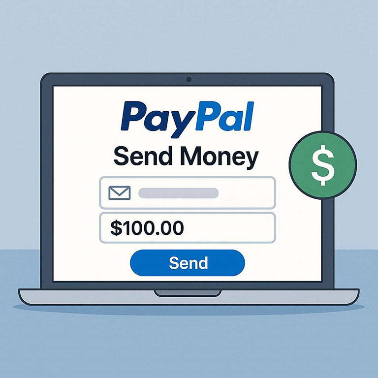 شارژ حساب PayPal