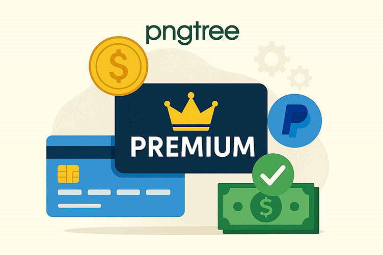 نحوه پرداخت هزینه اکانت پرمیوم pngtree