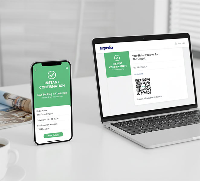 مزایای رزرو هتل در سایت Expedia