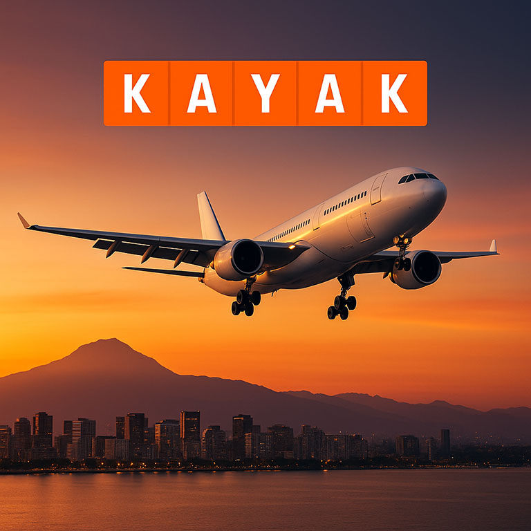 رزرو از سایت KAYAK