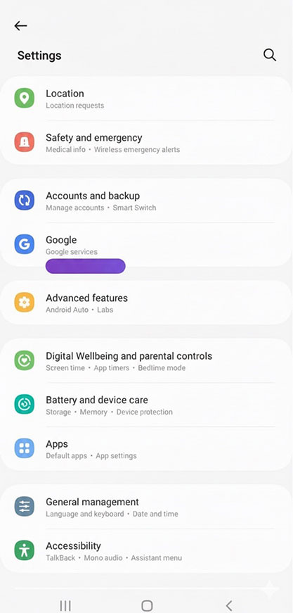 مراحل دریافت کد امنیتی گوگل