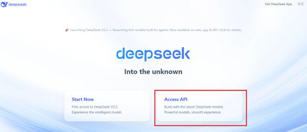 Access API دیپ سیک
